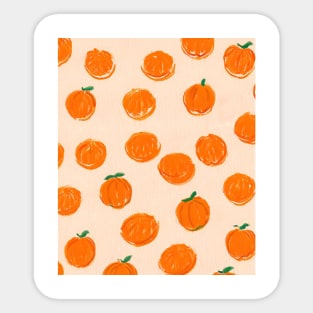 oranges patterens Sticker